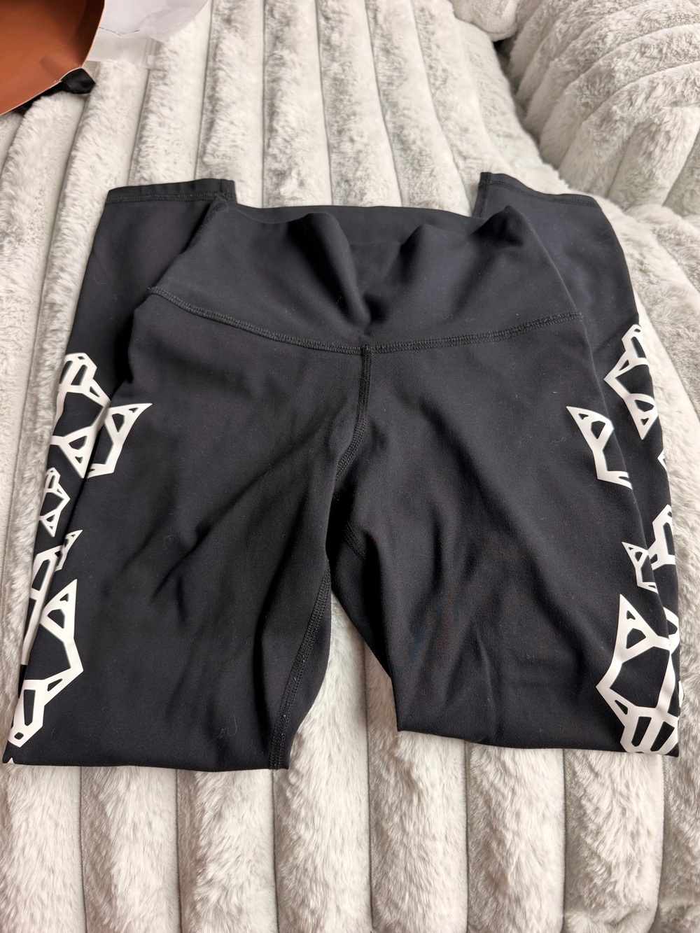 Naked Wolfe Black and White Leggings